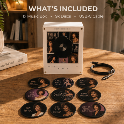 Whitney Music Magnet Vinyl Speaker (PRE-Order now)